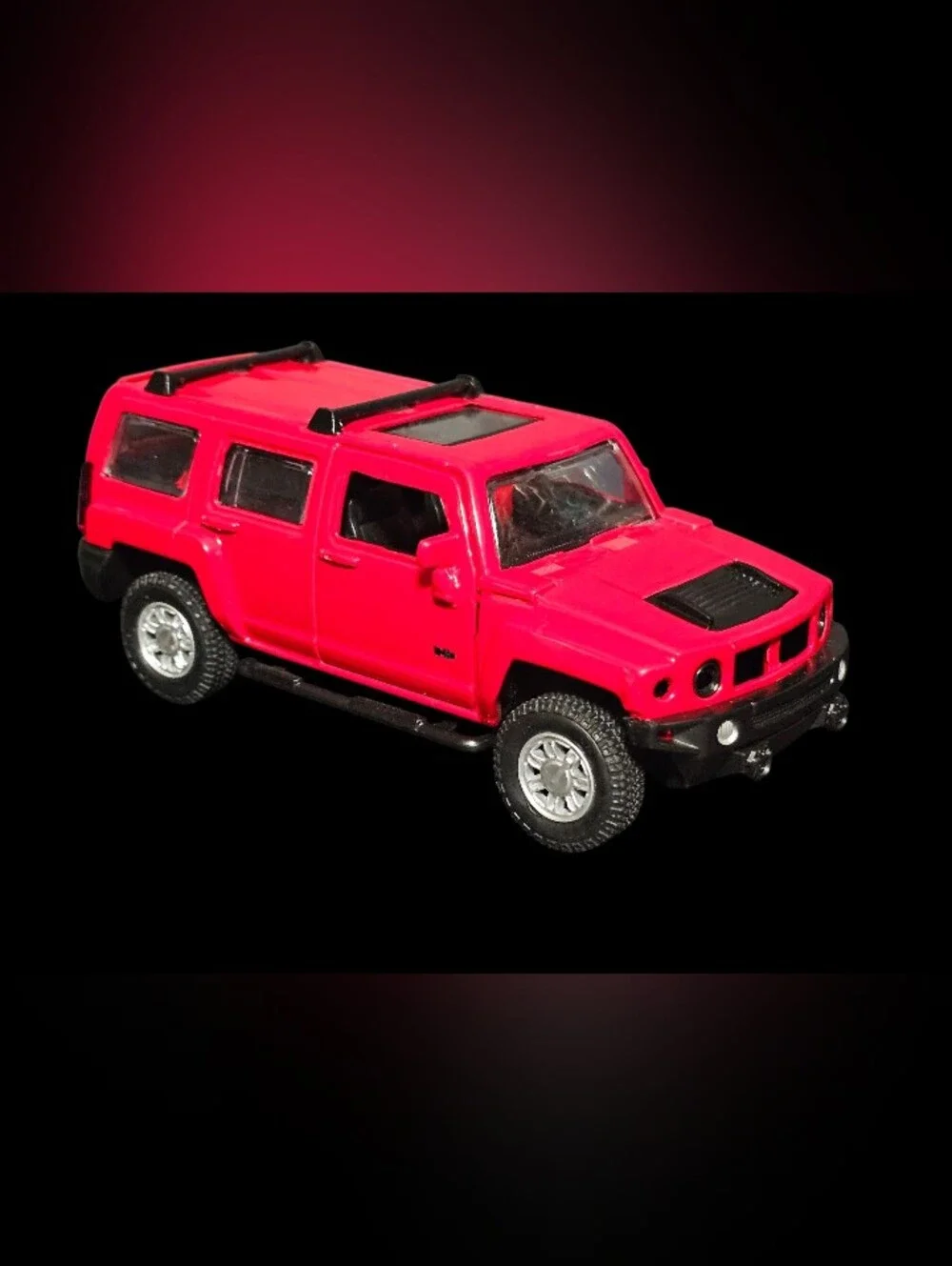 Diecast Metal Toy Model MSZ Red Hummer H3 SUV 1:32